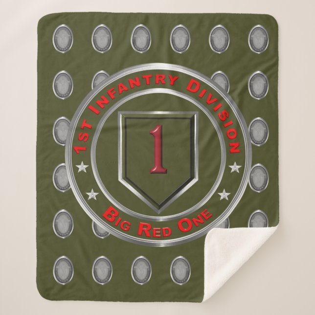 1st Infantry Division   Sherpa Blanket (Front)