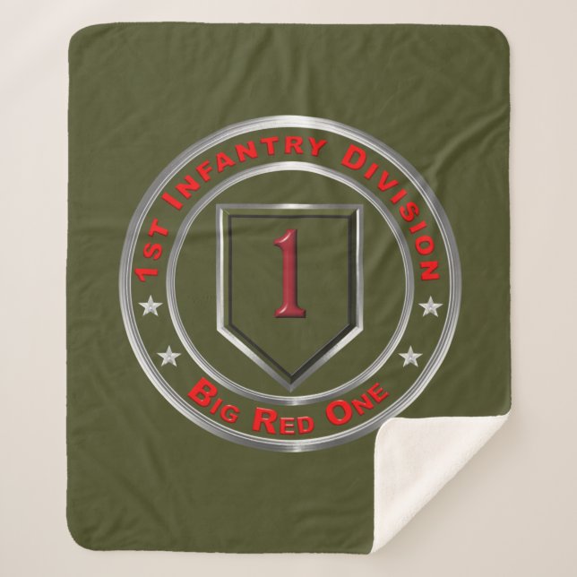 1st Infantry Division   Sherpa Blanket (Front)