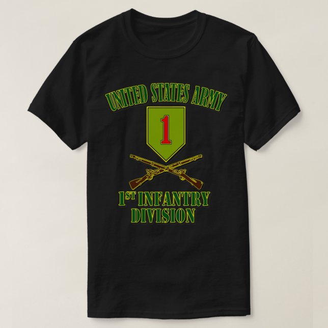 1st Infantry Division T-Shirt (Design Front)