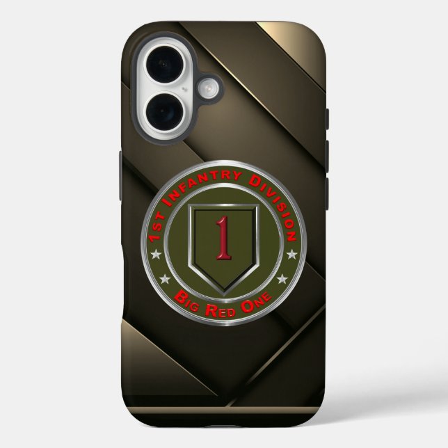 1st Infantry Division Veteran Case-Mate iPhone Case (Back)
