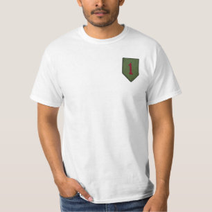 1st infantry division veterans vets patch t shirt