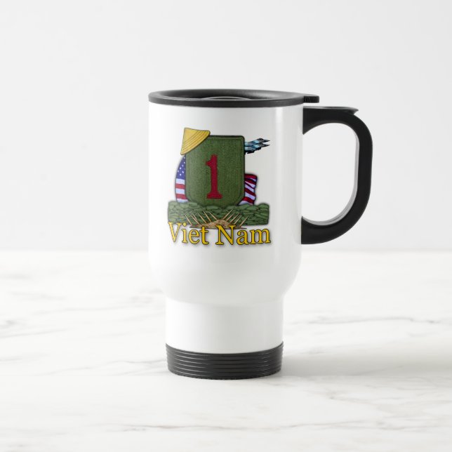 1st infantry division veterans vietnam patch Mug (Right)