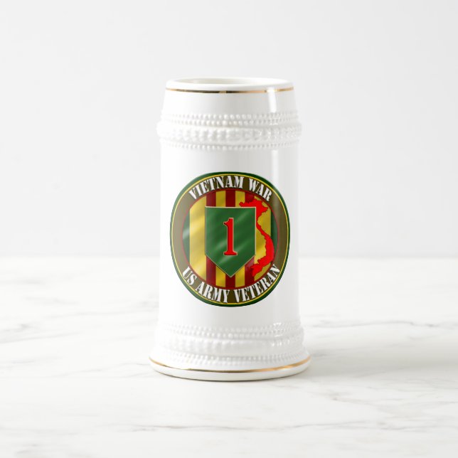 1st Infantry Division Vietnam Beer Stein (Center)