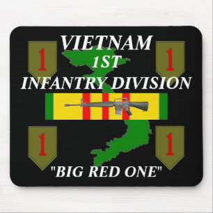 1st Infantry Vietnam Mousepad