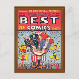 1st Issue America's Best Comics Cover  Postcard
