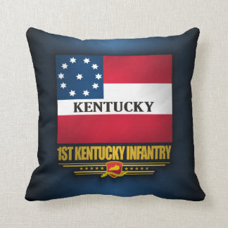 1st Kentucky Infantry Throw Pillow
