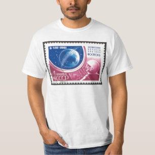 1st Manned Global Space Flight Maj Titov Vostok 2 T-Shirt