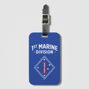 1st Marine Division Badge Luggage Tag