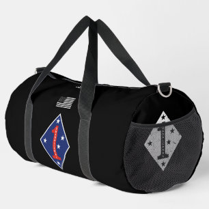 1st Marine Division Veteran Personalized Duffle Bag