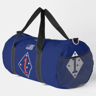 1st Marine Division Veteran Personalized Duffle Bag