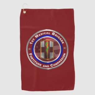 1st Medical Brigade Golf Towel