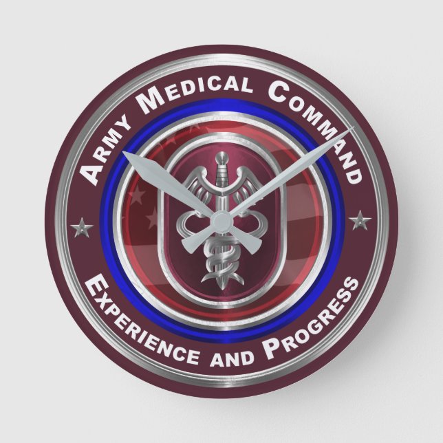 1st Medical Brigade Keepsake Round Clock (Front)