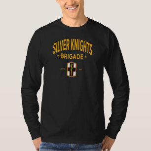 1st Medical Brigade - Silver Knights Long T-Shirt
