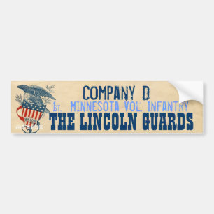 1st Minnesota Vol. Infantry Company D Bumper Sticker