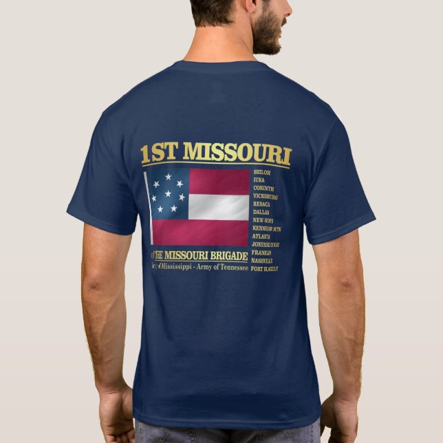 1st Missouri Infantry (BA2) T-Shirt (Back)