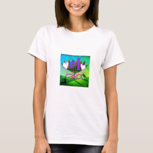   1st mom dreamlike scene of a garden- T-Shirt