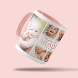 1st Mother's Day Photo Collage Mug<br><div class="desc">Capture a mother's love with our modern 1st Mother's Day mug. Personalize with six of your favorite memories, and add your child's name to create the perfect keepsake. The adorable 'happy first mother's day' script in pink gradient font, makes it the perfect gift to celebrate this special day.</div>