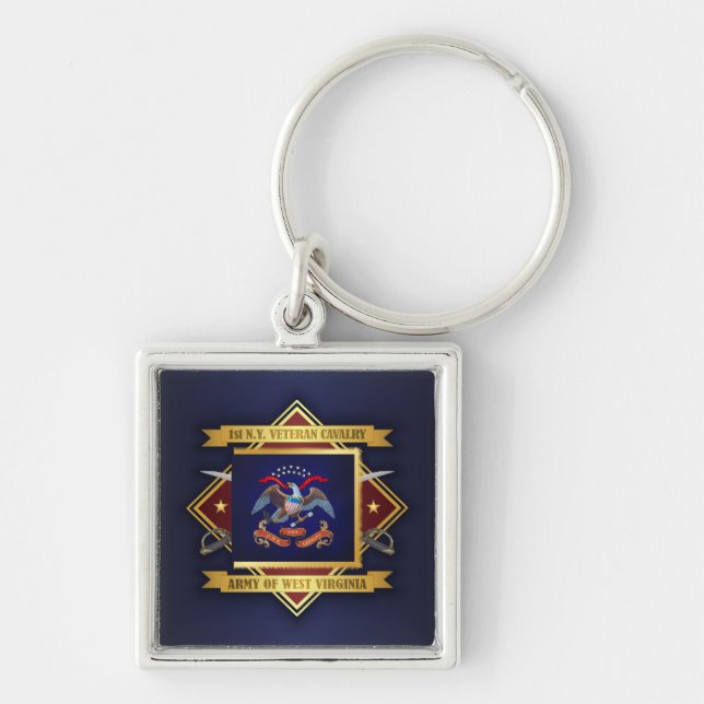 1st New York Veteran Cavalry Keychain (Front)