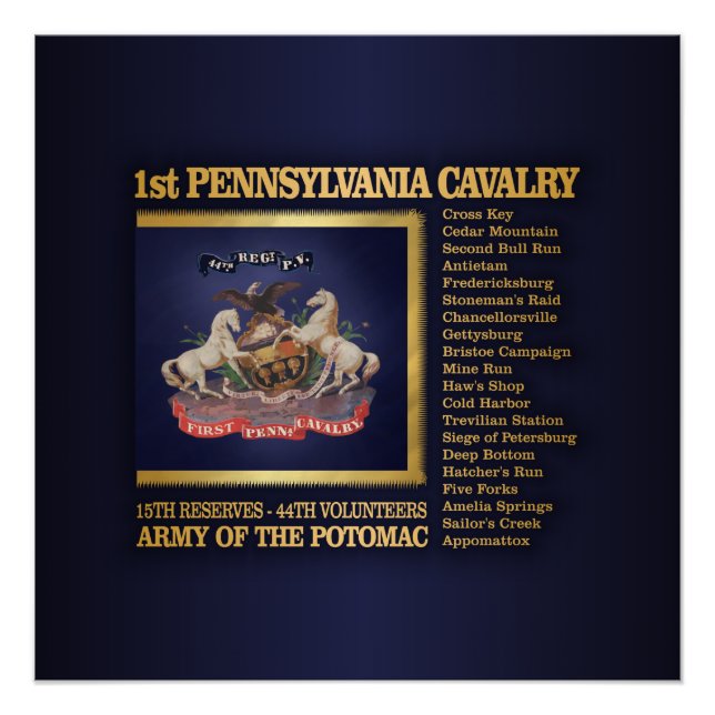 1st Pennsylvania Cavalry (BH) Poster (Front)