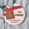 1st Prize Ugly Sweaters Holiday Contest Button