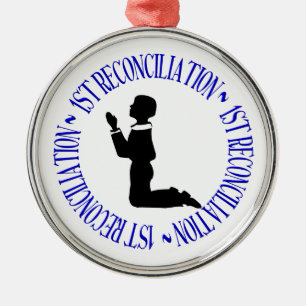 1st Reconcilation - First Confession Metal Ornament