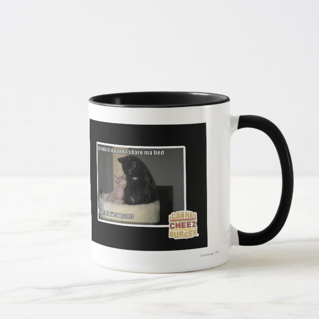 1st rule if u gonna share ma bed mug (Right)