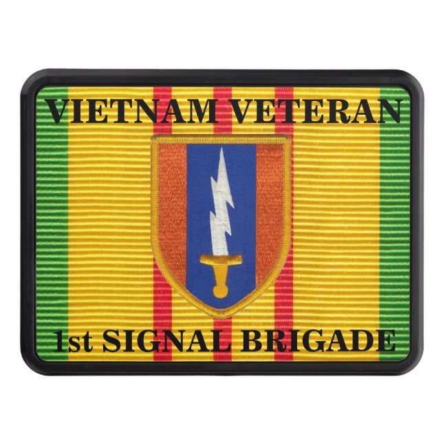 1st Signal Brigade VSM Ribbon Hitch Cover (Front)