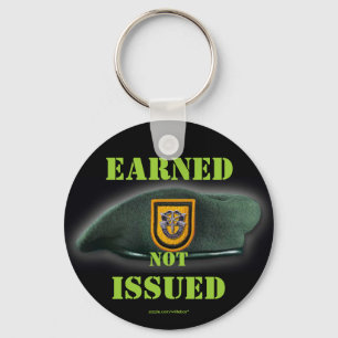1st special forces flash green berets Keychain
