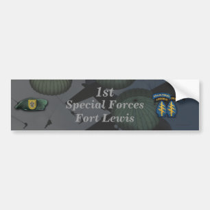 1st special forces Fort Lewis Bumper Sticker