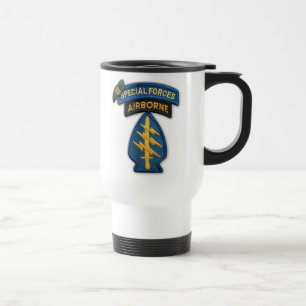 1st special forces green berets patch travel Mug