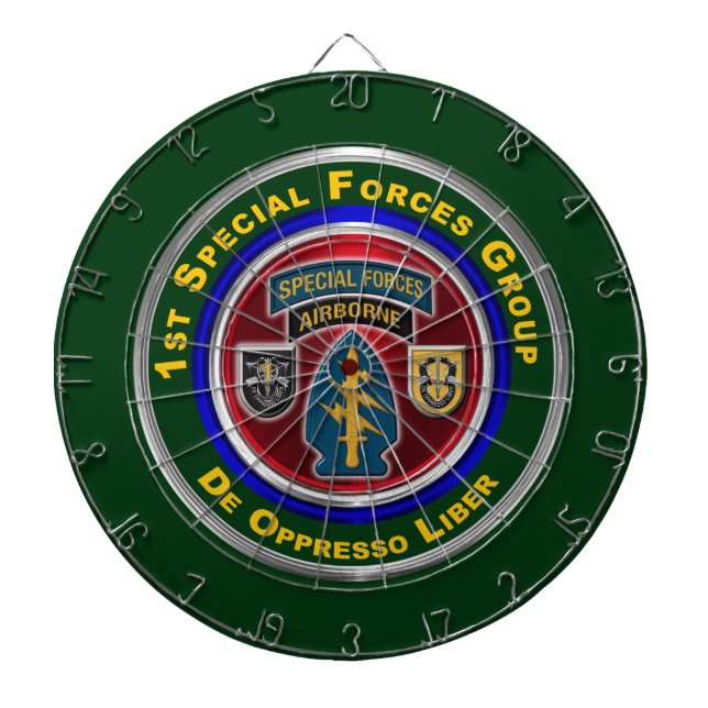 1st Special Forces Group Airborne  Dartboard (Front)