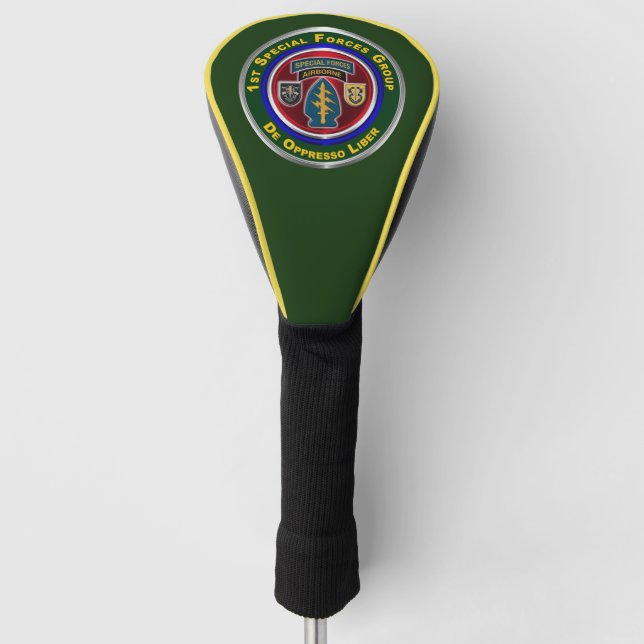 1st Special Forces Group (Airborne)  Golf Head Cover (Front)