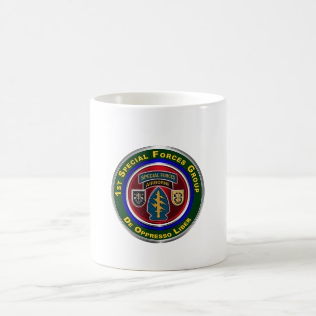 1st Special Forces Group Airborne Magic Mug (Center)