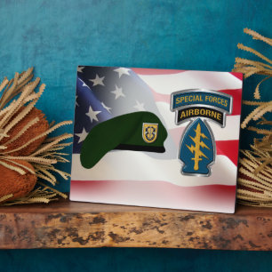1st Special Forces Group (AIRBORNE)   Plaque