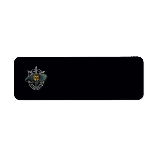 1st special forces group return address Label (Front)