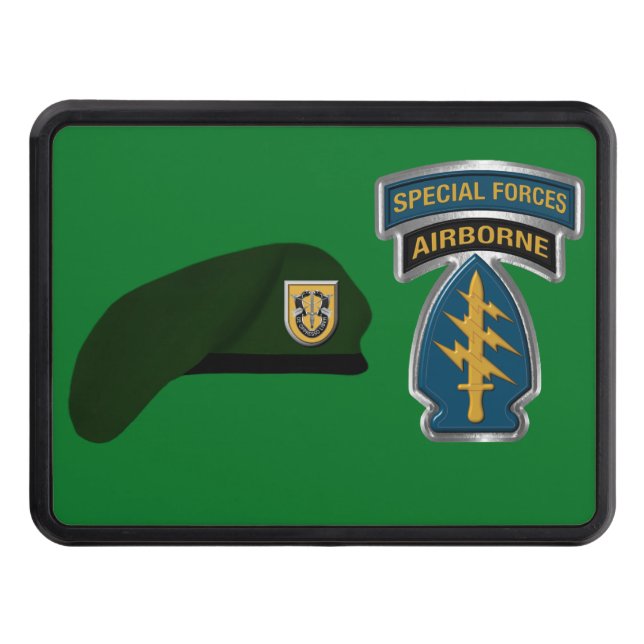 1st Special Forces Group Trailer Hitch Cover (Front)