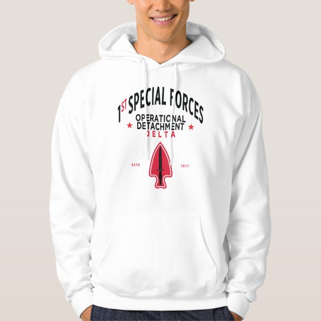  1st Special Forces Operational Detachment-Delta Hoodie (Front)