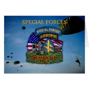 1st special forces veterans vets Card