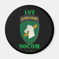 1st special operations command socom patch Magnet