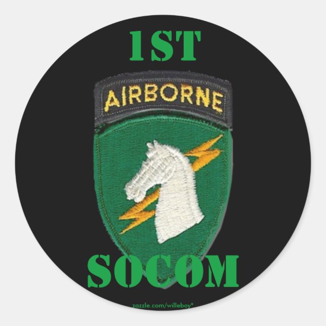 1st Special operations ops command Sticker (Front)