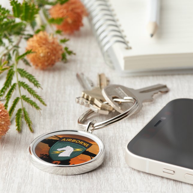 1st Special ops SOC SOCOM USASOC Veterans Vets Keychain (Side)