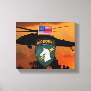 1st Special Ops SOCOM SOC veterans vets patch Canvas Print