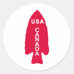 1st Special Service Force Classic Round Sticker