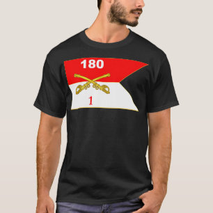 1st Squadron 180th Cavalry Regiment Guidon T-Shirt