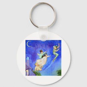 1ST STAR ON YOUR RIGHT, STRAIGHT ON UNTIL MORNING KEYCHAIN