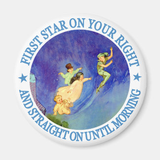 1ST STAR ON YOUR RIGHT, STRAIGHT ON UNTIL MORNING MAGNET