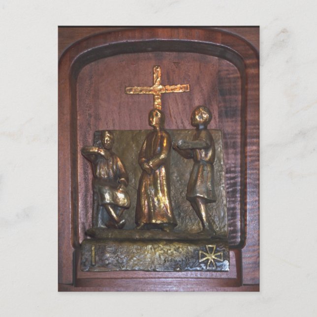 1st Station of the Cross Postcard (Front)