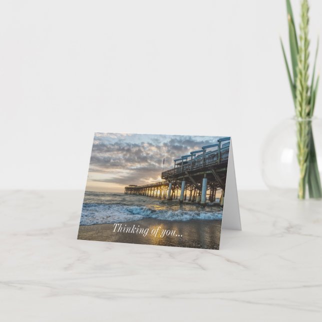 1st Sunrise 2017 Cocoa Beach Thinking Of You Card (Front)