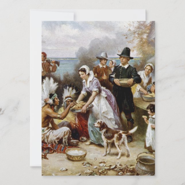 1st thanksgiving holiday card (Front)