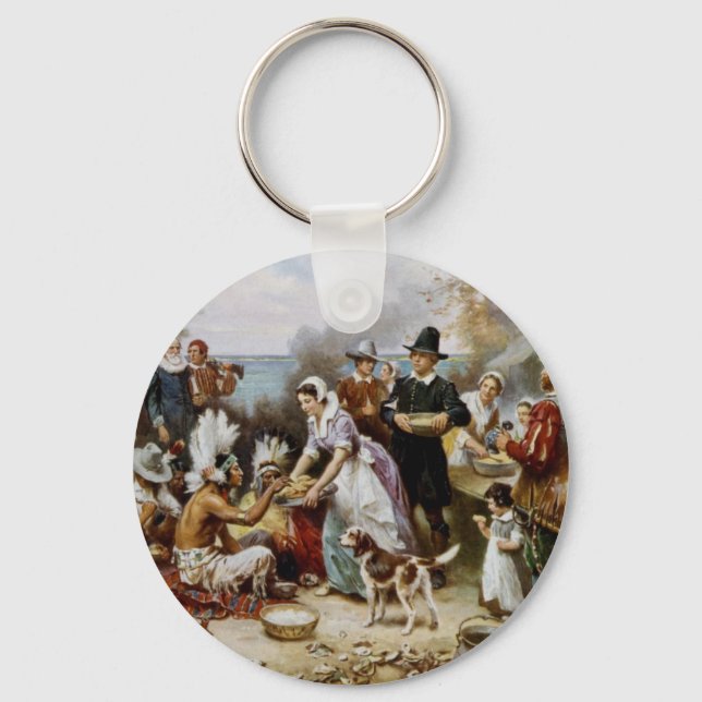 1st thanksgiving keychain (Front)